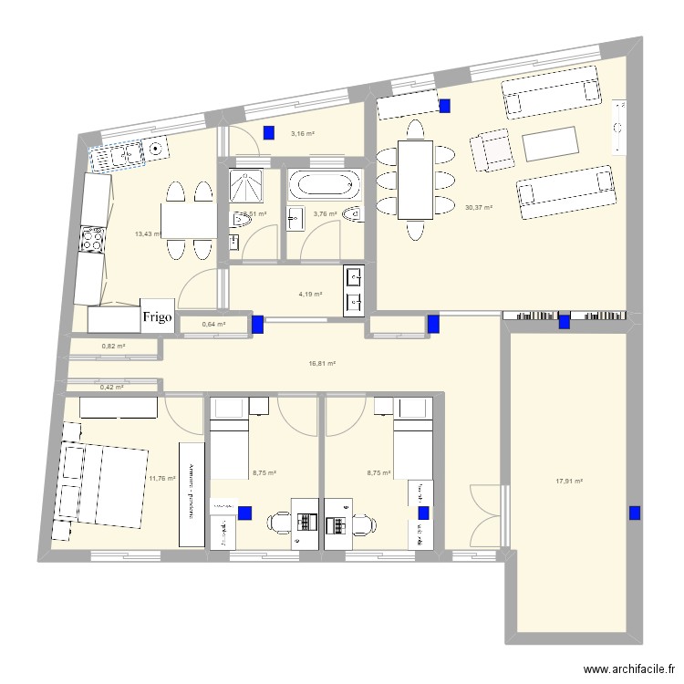 PLN2. Plan de 0 pièce et 0 m2