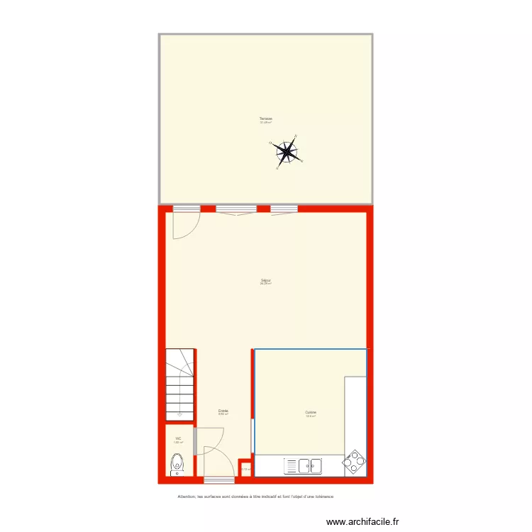 BI 2747 non c&ocirc;t&eacute;. Plan de 