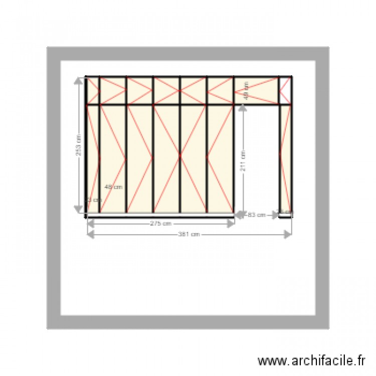 PLACARD SELLE chambre parents extérieur. Plan de 0 pièce et 0 m2