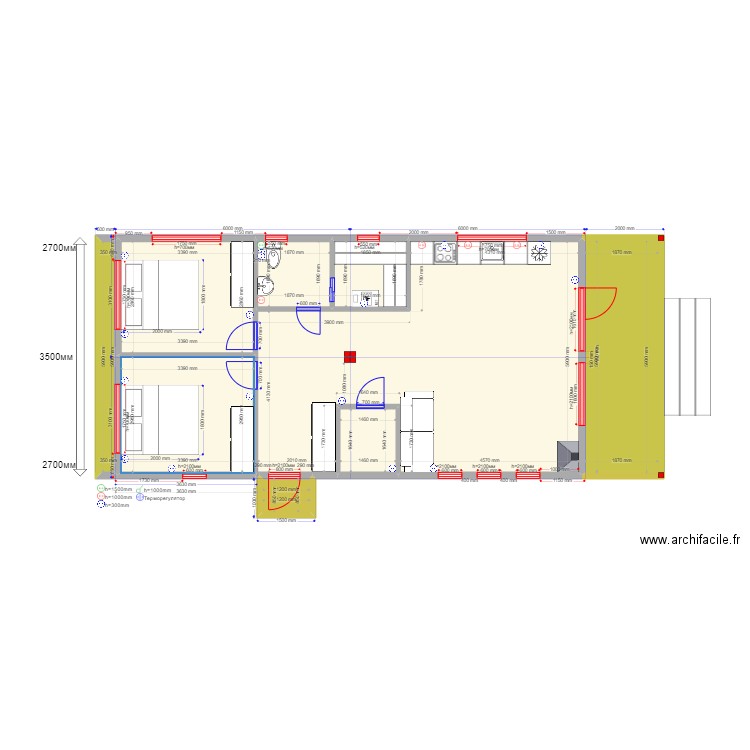barn2 Анастасия. Plan de 0 pièce et 0 m2