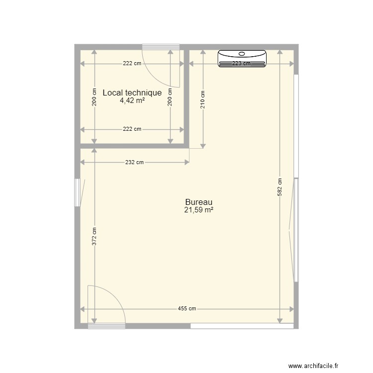 20 pieds double wauthelet V2. Plan de 0 pièce et 0 m2