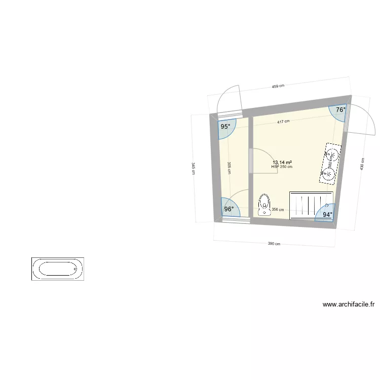 sale de bain maison 2 idee 2. Plan de 