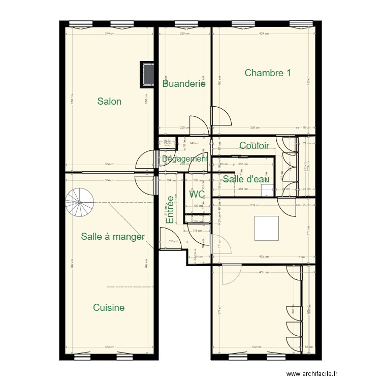 FREDERIC. Plan de 0 pièce et 0 m2