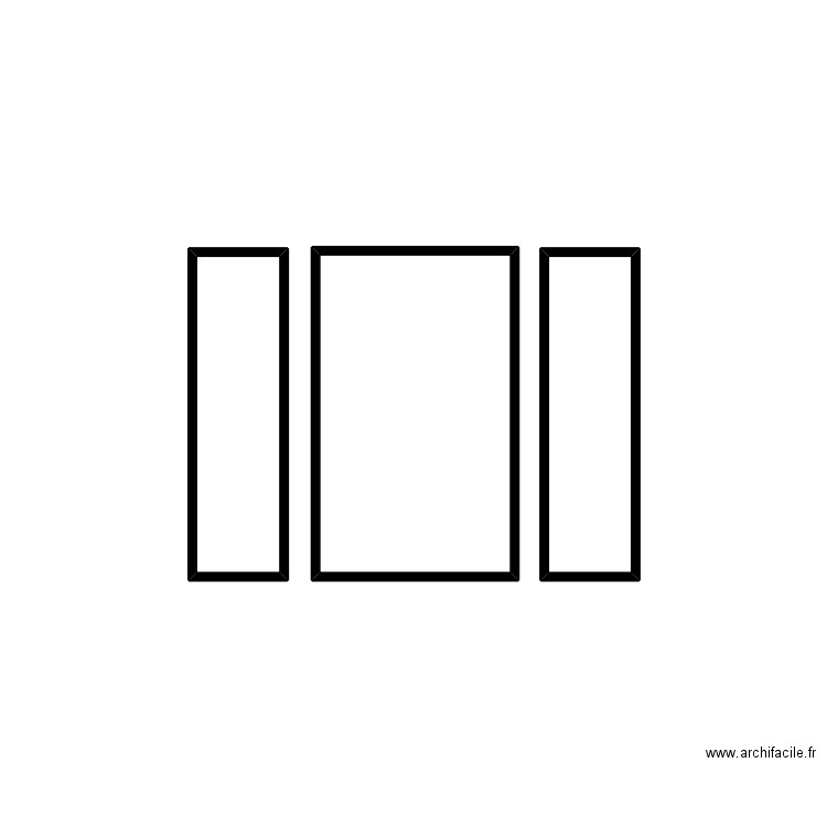 Alex 3. Plan de 3 pièces et 3 m2