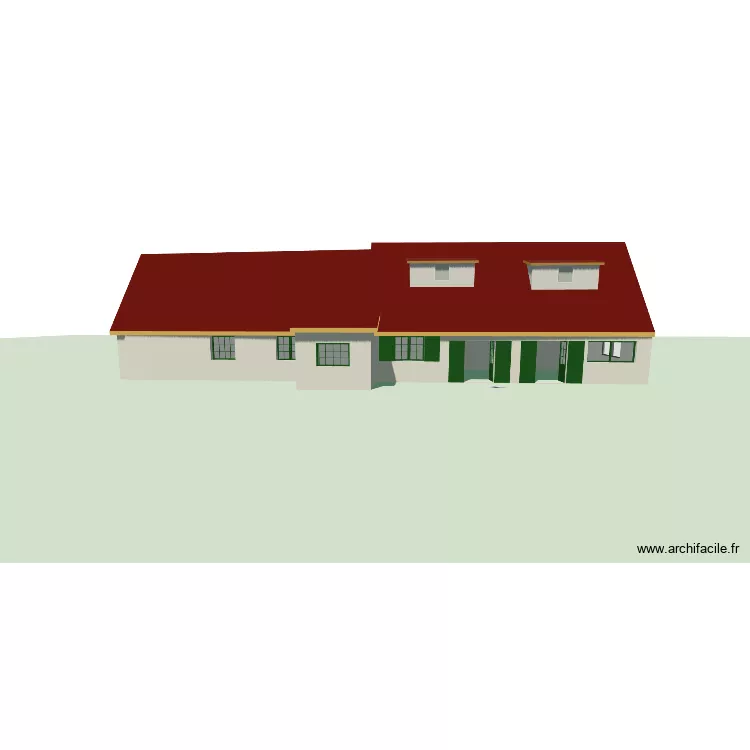 APRES TRAVAUX v2. Plan de 1 Pièce et 6 m² APRES TRAVAUX v2. Plan de 1 Pièce et 6 m²