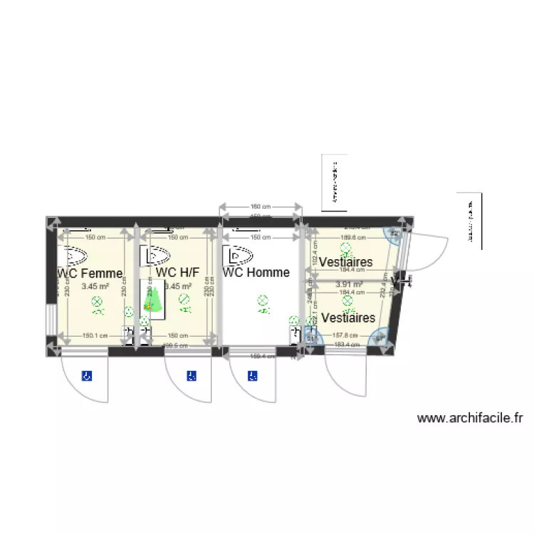 17 04 19 Maïana sanitaires extérieurs. Plan de 17 04 19 Maïana sanitaires extérieurs. Plan de