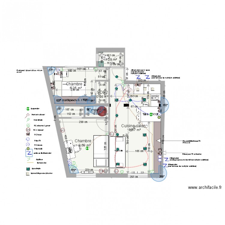 PLAN électrique au 14 12 16. Plan de 0 pièce et 0 m2