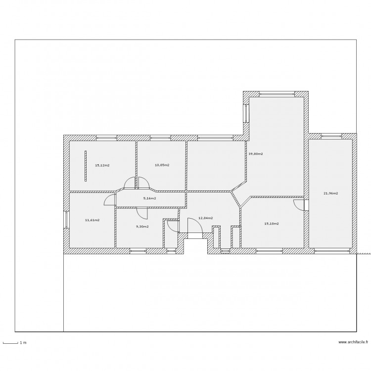 mesure9. Plan de 0 pièce et 0 m2