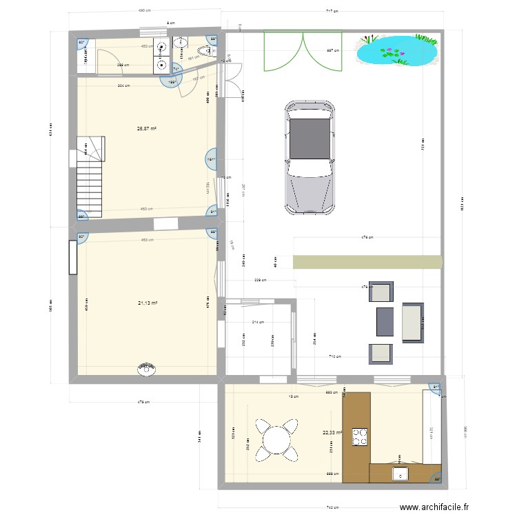 augy version4. Plan de 6 pièces et 134 m2