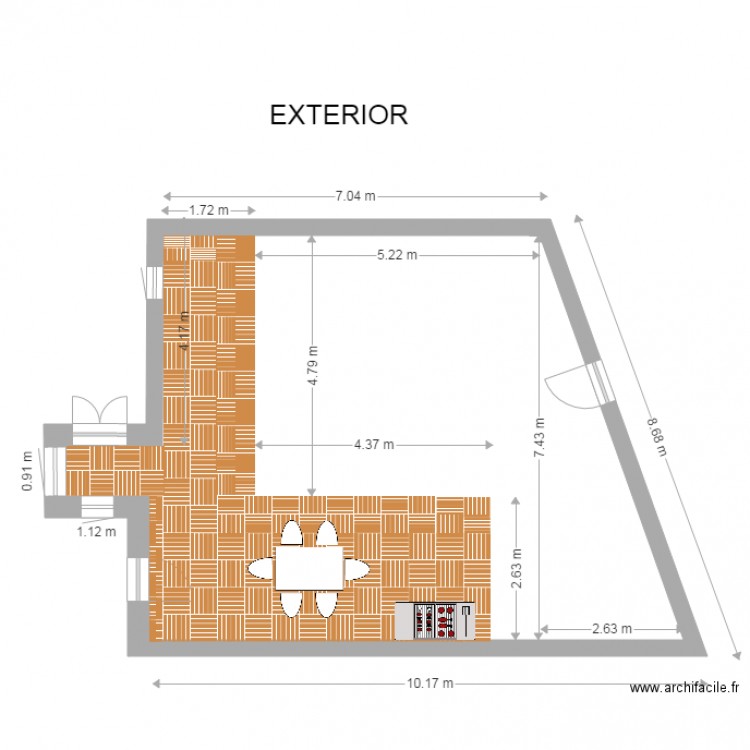 maison caldas ext. Plan de 0 pièce et 0 m2