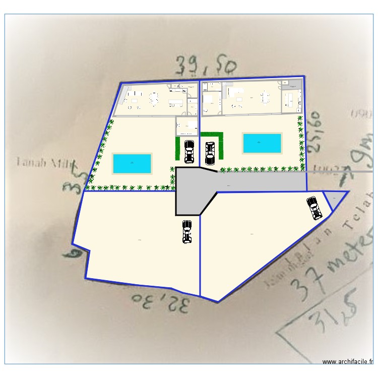 Lot 2 Bali RDC. Plan de 0 pièce et 0 m2