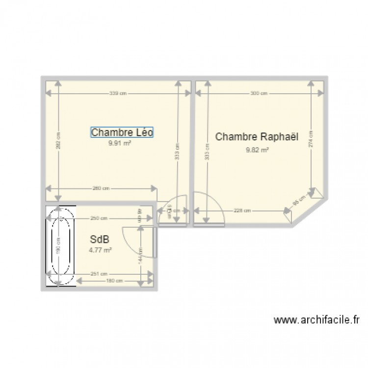 Travaux JH v1. Plan de 0 pièce et 0 m2