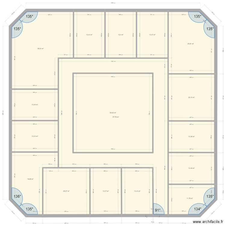 direction. Plan de 0 pièce et 0 m2
