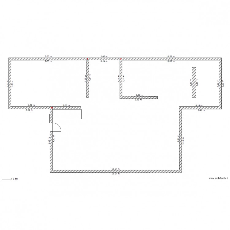 plan 1. Plan de 0 pièce et 0 m2