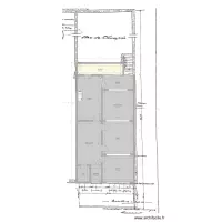 plan RDC BXL pi&egrave;ces base clemence