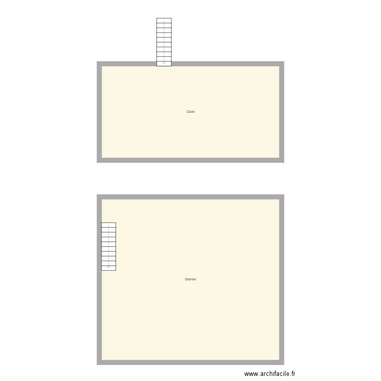 Croquis URBAIN cave grenier. Plan de 0 pièce et 0 m2