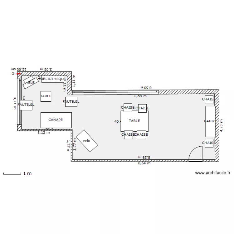 salon. Plan de salon. Plan de