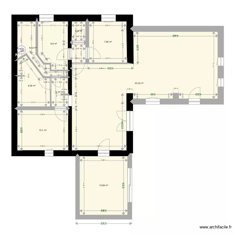 Maison actuelle Noves. Plan de 