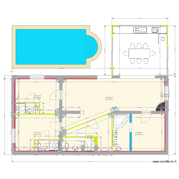 Projet Bastia suite. Plan de 0 pièce et 0 m2