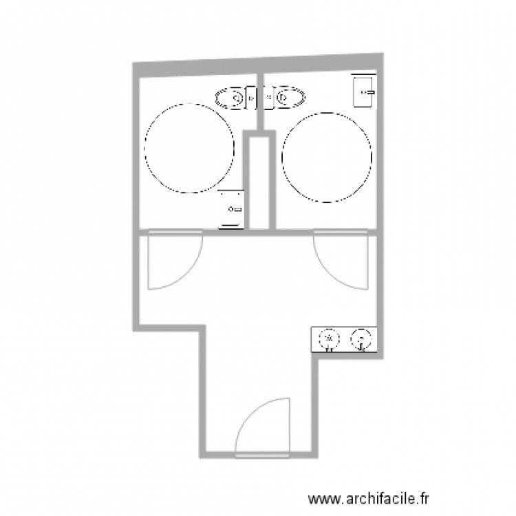 Toilettes Le Charcot ERP5. Plan de 0 pièce et 0 m2