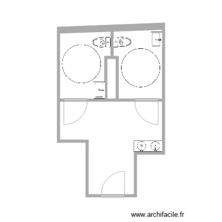 Toilettes Le Charcot ERP5. Plan de Toilettes Le Charcot ERP5. Plan de