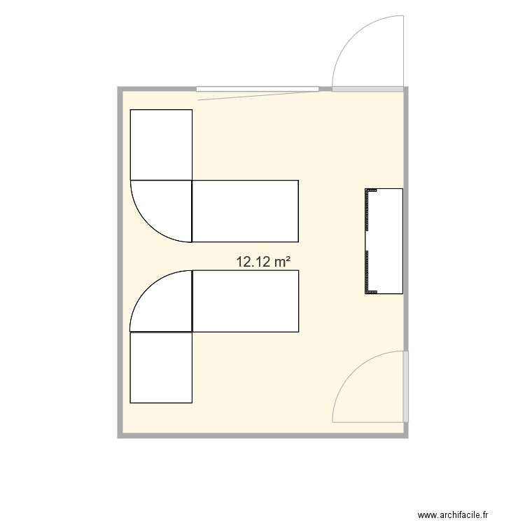 PLAN BUREAU COMPTA IMMO MM DB. Plan de 0 pièce et 0 m2