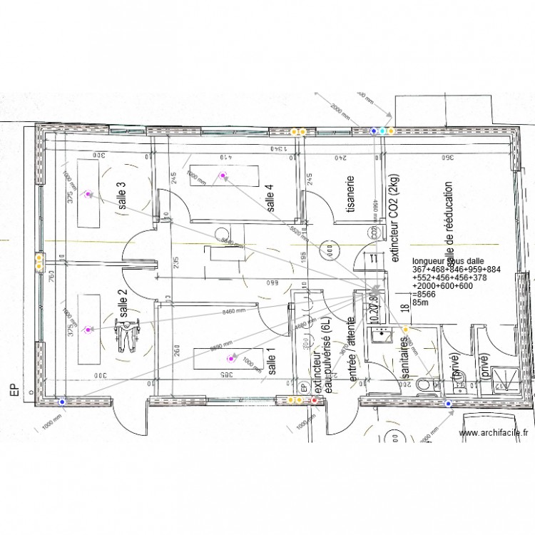 Colin long sous dalle. Plan de 0 pièce et 0 m2