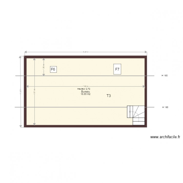 Dragonne Combles. Plan de 0 pièce et 0 m2