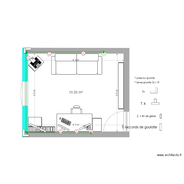 bureau3. Plan de 0 pièce et 0 m2