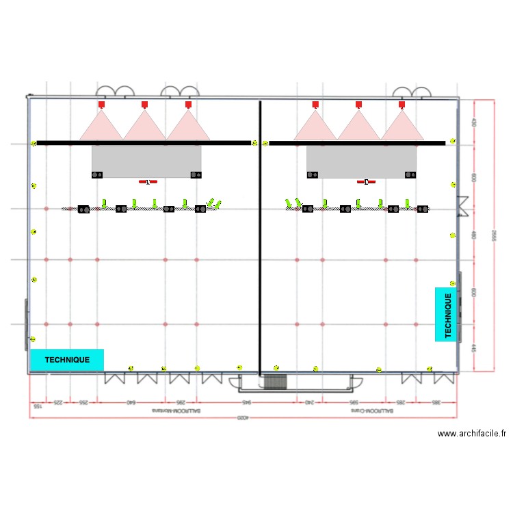 UEFA Workshops vue de dessus. Plan de 0 pièce et 0 m2