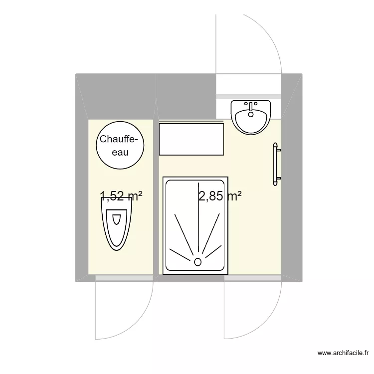 salle de bains wc. Plan de salle de bains wc. Plan de