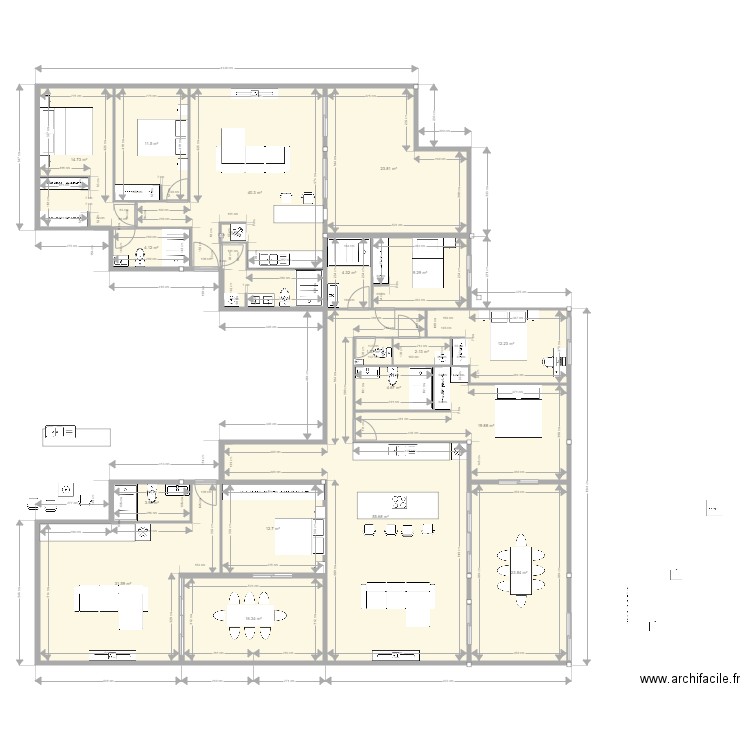 PLAN ATTIQUE v4. Plan de 0 pièce et 0 m2