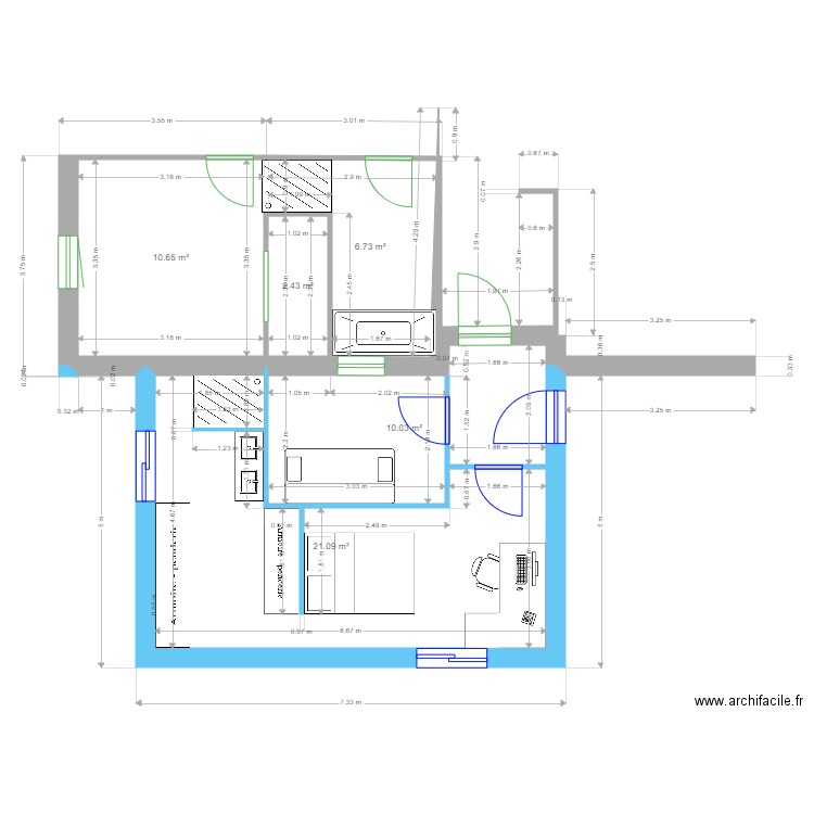 AMANIEU 3. Plan de 0 pièce et 0 m2