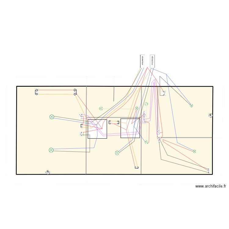elec pantxo. Plan de 4 pièces et 66 m2