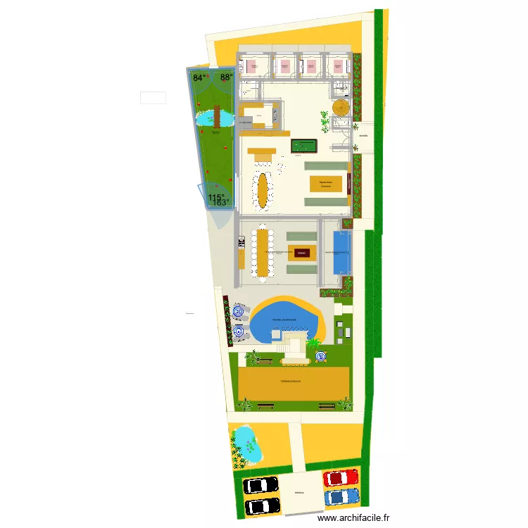Carro carro essaie piscine plage et terrain de boule 2. Plan de Carro carro essaie piscine plage et terrain de boule 2. Plan de