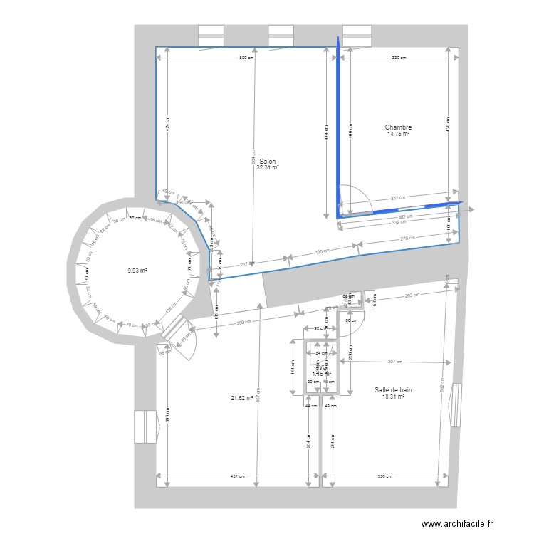 67 Faubourg  R3 EXISTANT V2. Plan de 0 pièce et 0 m2