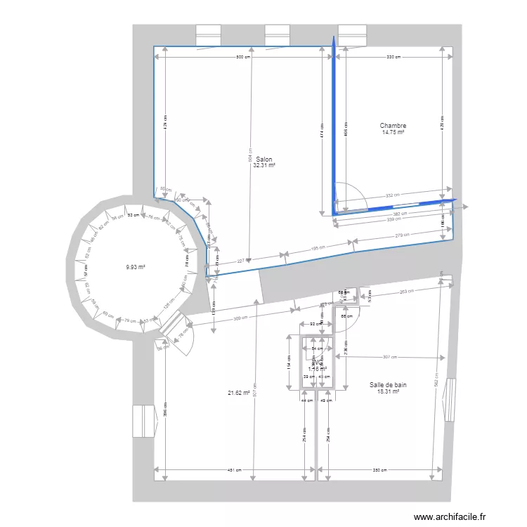 67 Faubourg  R3 EXISTANT V2. Plan de 