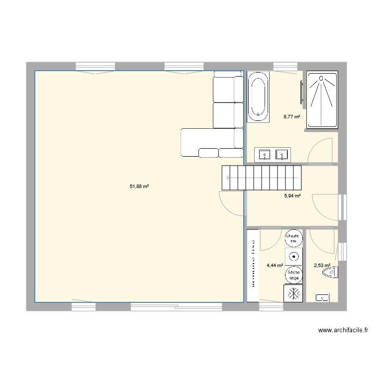 maison vrai dimension. Plan de 0 pièce et 0 m2