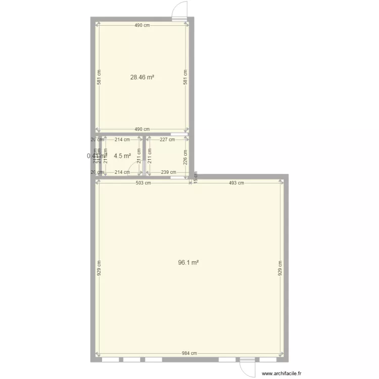 salle vestric . Plan de 
