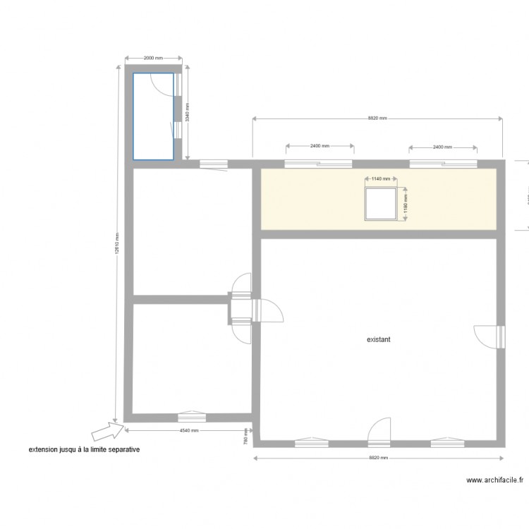 plan de masse 2. Plan de 0 pièce et 0 m2