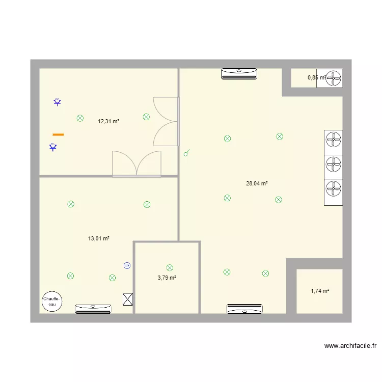 Tanais Electricit&eacute; 2. Plan de 