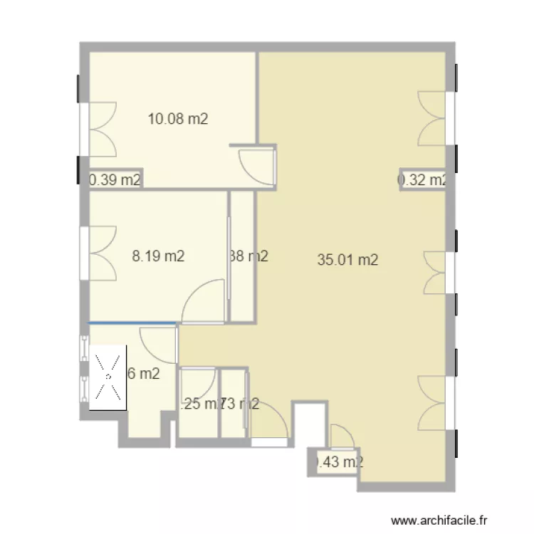 Fontyne S&eacute;jour en long 2. Plan de 