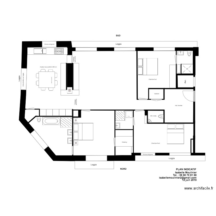 plan 12 06 2019 VERSION 4. Plan de 0 pièce et 0 m2