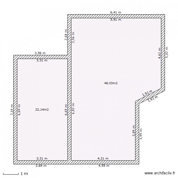 2 chambres d'hôtes. Plan de 0 pièce et 0 m2