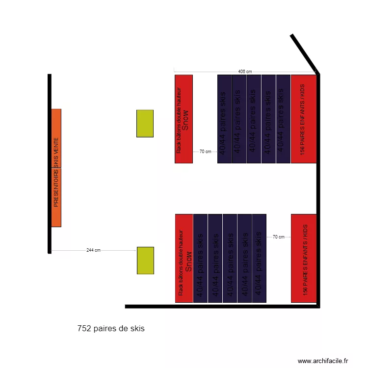 Intersport BAREGES 2. Plan de 