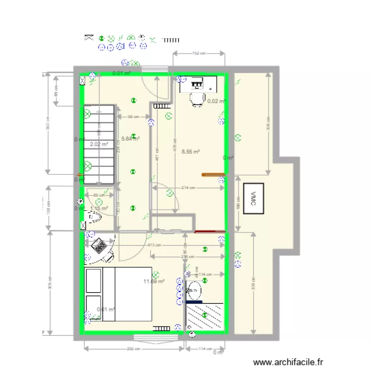 Maison etage futur v4 REV1 FINAL ELEC v1. Plan de 