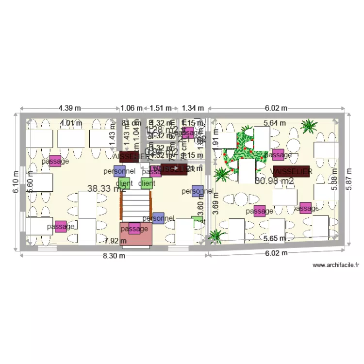 plan brut brunch interieur 2. Plan de 