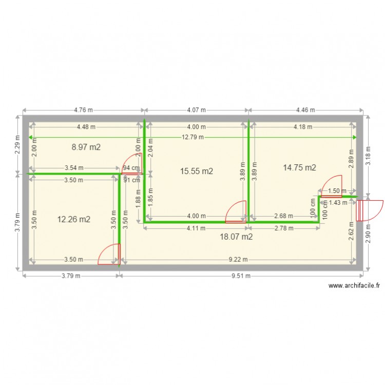 shara étage. Plan de 0 pièce et 0 m2