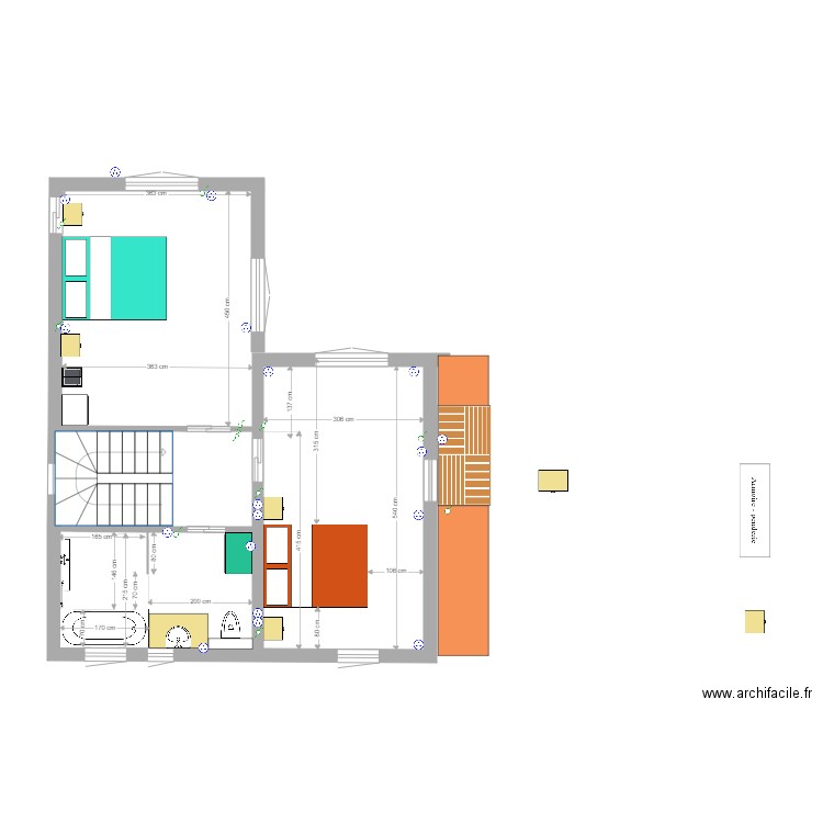 ETAGE 1 8. Plan de 0 pièce et 0 m2
