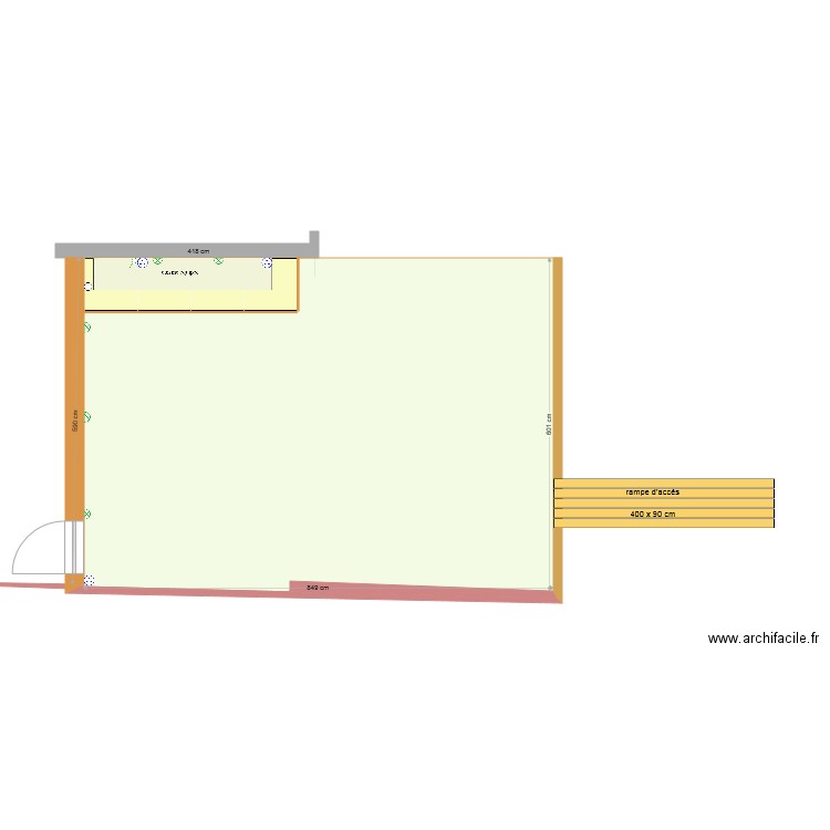  terrasse dalles 01. Plan de 0 pièce et 0 m2